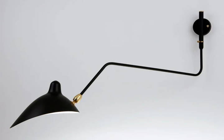 1 Arm Wall Lamp by Serge Mouille Wall Lamps 1 Arm Wall Lamp by Serge Mouille Wall Lamps
